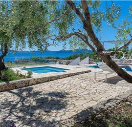 Luxury 5 Bedroom Beachfront Villa near Dubrovnik, Sleeps 11-12